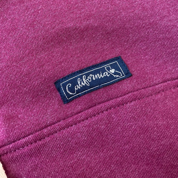 Dark red pull over sweatshirt - Picture 5 of 7